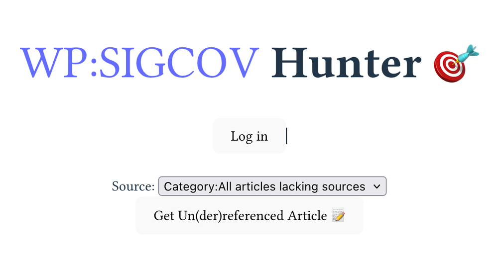 SIGCOV Hunter Screenshot