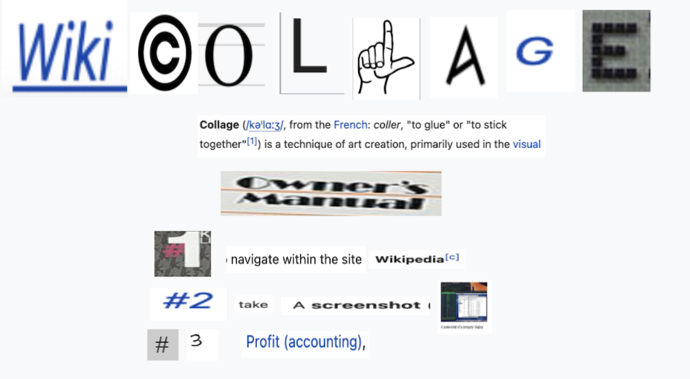 Wiki Collage Screenshot