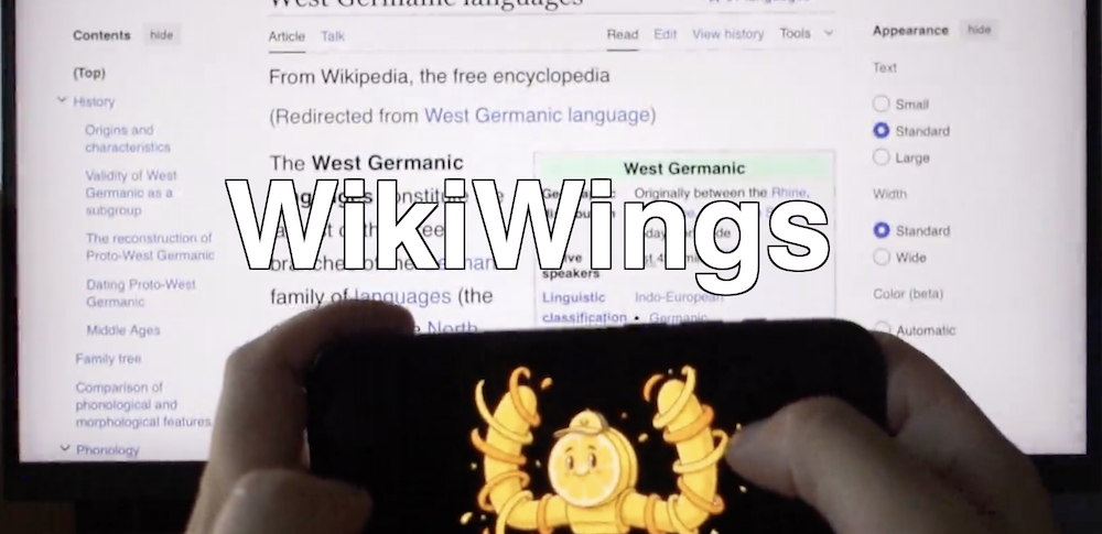 WikiWings Screenshot